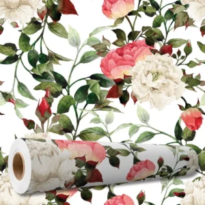 Papel De Parede Adesivo Arabesco Floral Vintage 10 M Pnm2697