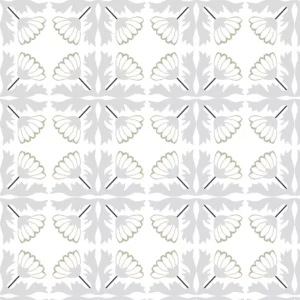 Papel De Parede Adesivo Azulejo Abstrato Branco Cinza