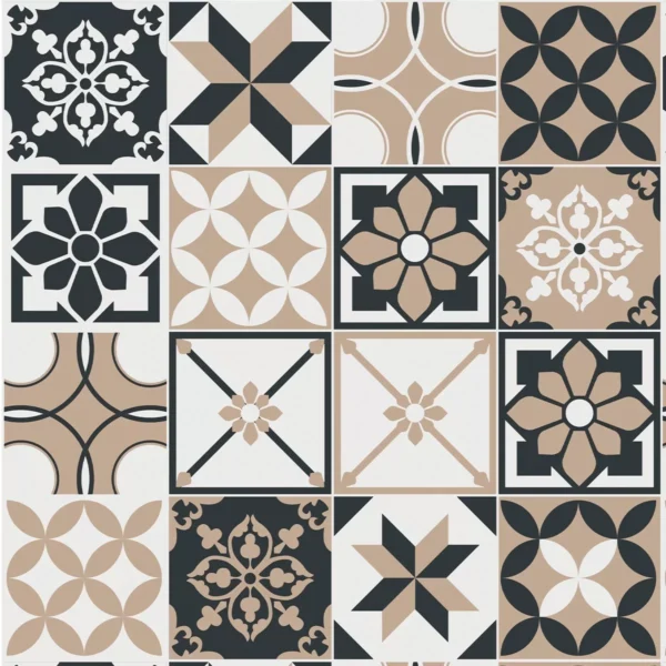 Papel De Parede Adesivo Azulejo Cozinha Lavável Vários Model