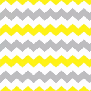 Papel De Parede Adesivo Chevron Amarelo Cinza Quarto Sala 3m