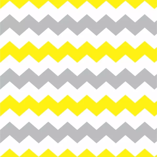 Papel De Parede Adesivo Chevron Amarelo Cinza Quarto Sala 3m