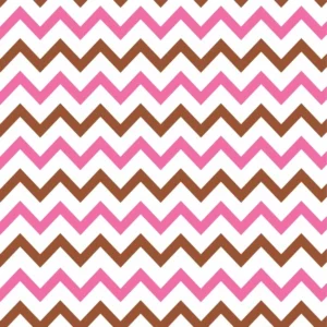 Papel De Parede Adesivo Chevron Rosa Marrom Quarto Sala 3m