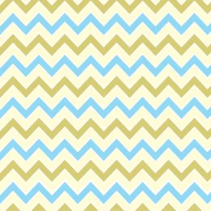 Papel De Parede Adesivo Chevron Tons De Azul E Amarelo 3m