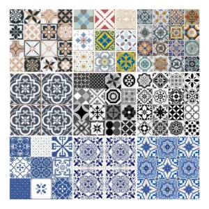 Papel De Parede Adesivo Cozinha Azulejo Português 10m