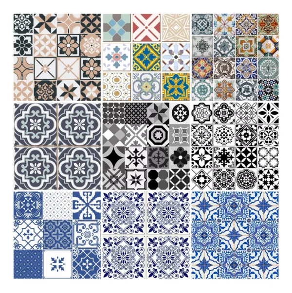 Papel De Parede Adesivo Cozinha Azulejo Português 10m