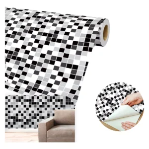 Papel De Parede Adesivo Cozinha Banheiro Lavabo 10m X45cm 3d