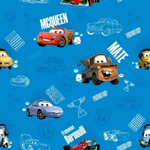 Papel De Parede Adesivo Decoração Infantil Mcqueen Carros 3m