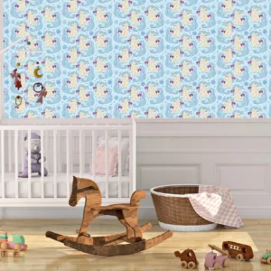 Papel De Parede Adesivo Decorativo Quarto Infantil Unicórnio