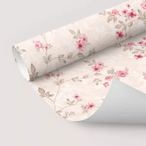 Papel De Parede Adesivo Delicado Floral Quarto Casal 10m