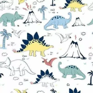 Papel De Parede Adesivo Dinossauro Kids 10623789 0,58x2,5m