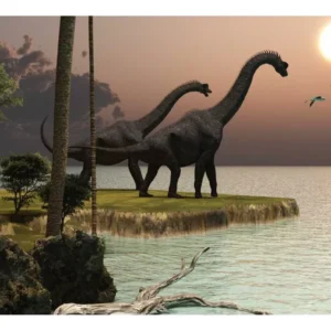 Papel De Parede Adesivo Dinossauro Tiranossauro Rex 10m²