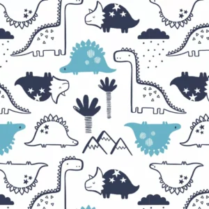 Papel De Parede Adesivo Dinossauros Baby