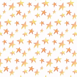 Papel De Parede Adesivo Estrelas Amarelas Decoração Bebê 18m