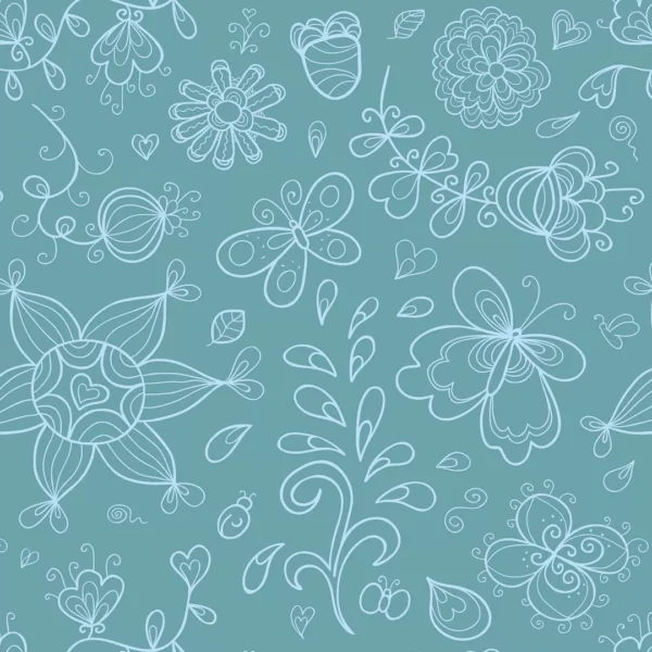 Papel De Parede Adesivo Floral Azul Tiffany Flor Borboletas