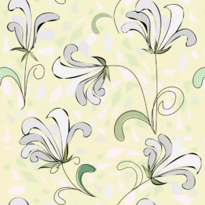 Papel De Parede Adesivo Floral Delicado Lilas Lavável 3mt