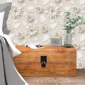 Papel De Parede Adesivo Floral Estilo 3d 310x58cm Promoção