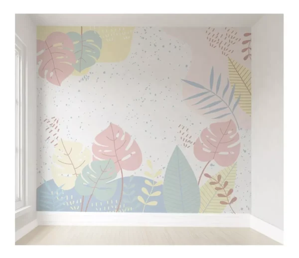 Papel De Parede Adesivo Floral Infantil Para Quarto De Bebê