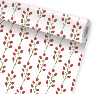 Papel De Parede Adesivo Flores Rosas Clássico Natureza A158