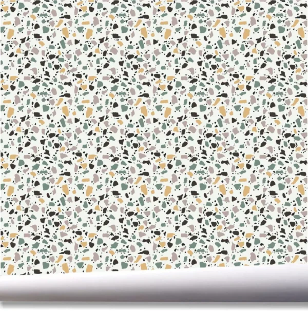 Papel De Parede Adesivo Granilite Marmorite Terrazzo A778