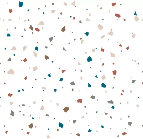 Papel De Parede Adesivo Granilite Sala Terrazzo 2.5m