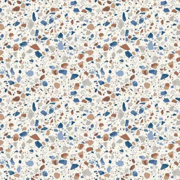 Papel De Parede Adesivo Granilite Terrazzo Lavável 007