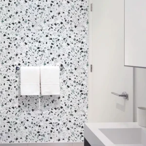 Papel De Parede Adesivo Granilite Terrazzo Tanzanita Quarto