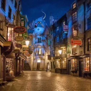 Papel De Parede Adesivo Harry Potter Beco Diagonal 6m²