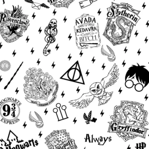 Papel De Parede Adesivo Harry Potter Rolo 3 Metros + Brinde