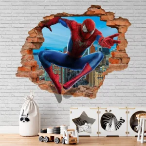 Papel De Parede Adesivo Homem Aranha 3m X 3m 9m²