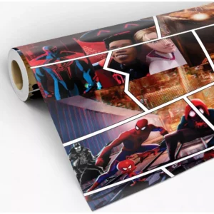 Papel De Parede Adesivo Homem Aranha Miles Morales Lavável