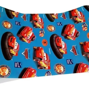 Papel De Parede Adesivo Infantil Carros Mcqueen 45 Cm X 5 Mt