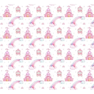 Papel De Parede Adesivo Infantil Princesa Quarto Menina 657