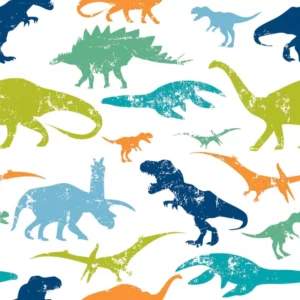 Papel De Parede Adesivo Infantil Quarto Dinossauros Para 3m