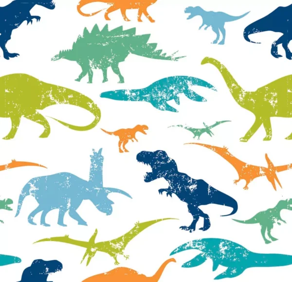 Papel De Parede Adesivo Infantil Quarto Dinossauros Para 3m