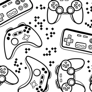 Papel De Parede Adesivo Jogo Controle Jovem Gamer Sala 12m