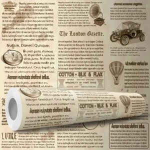 Papel De Parede Adesivo Jornal Retrô Vinil Vintage 2,5m