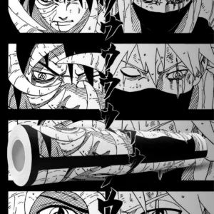 Papel De Parede Adesivo Lavável Anime Madara Sala 10m