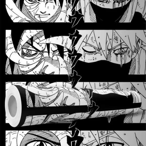 Papel De Parede Adesivo Lavável Anime Madara Sala 10m