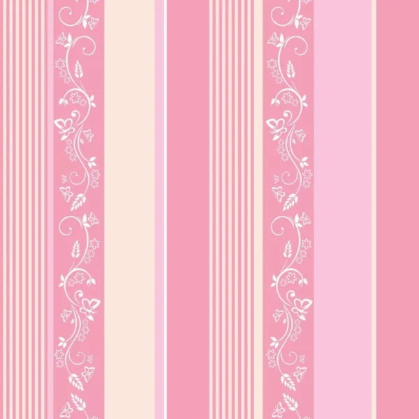 Papel De Parede Adesivo Lavável Listrado Pink 18m