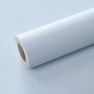 Papel De Parede Adesivo Lavavel Texturizado Linho Azul Claro