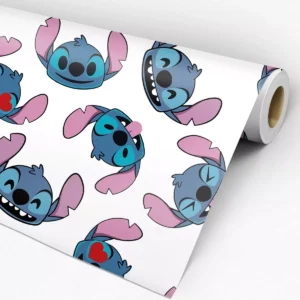 Papel De Parede Adesivo Lilo & Stitch Filme Disney Lavavel