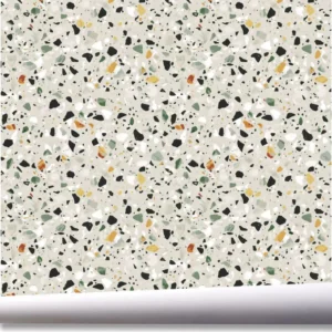 Papel De Parede Adesivo Marmorite Granilite Terrazzo A760