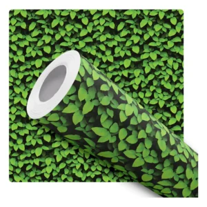 Papel De Parede Adesivo Muro Inglês Verde Grama Plantas 10m