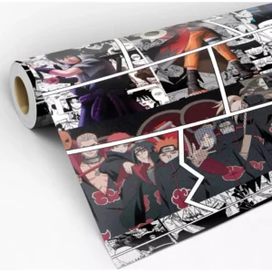 Papel De Parede Adesivo Naruto Anime Manga Lavável