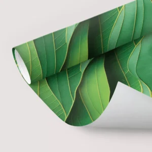 Papel De Parede Adesivo Natureza Plantas Verde Folhas 10m