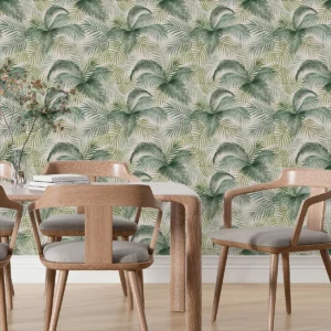 Papel De Parede Adesivo Natureza Quarto Verdes Sala Tons 10m