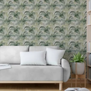 Papel De Parede Adesivo Natureza Quarto Verdes Sala Tons 3m