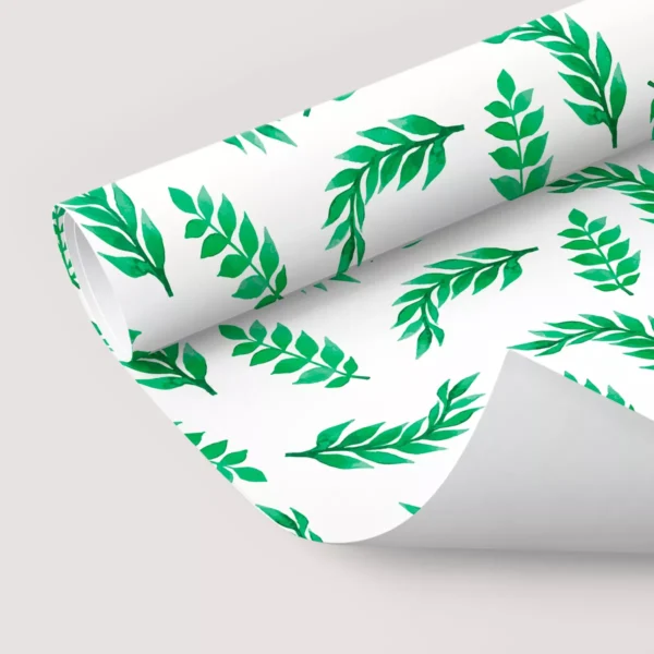 Papel De Parede Adesivo Plantas Verdes Folhas Natureza 10m