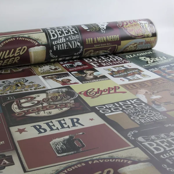 Papel De Parede Adesivo Pop Drink Beer Vintage