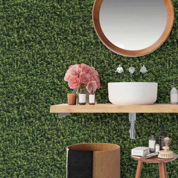 Papel De Parede Adesivo Samambaia Verde Muro Inglês 3m